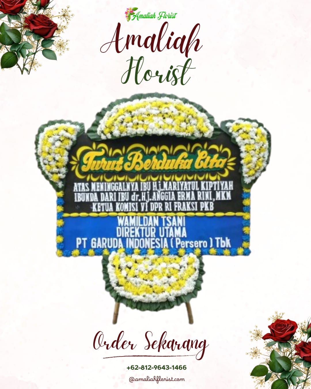Papan Bunga Duka Ternate Selatan